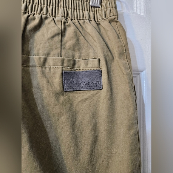 NWT CARMAR Olive Green Jogger Pants - Picture 4 of 7